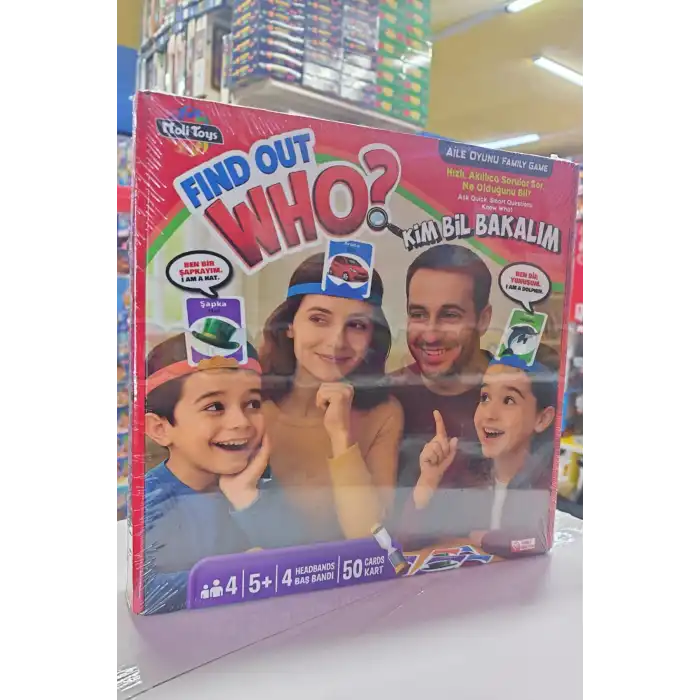 Kim Bil Bakalım Oyunu - Ben Kimim Oyunu Aile Oyunu Kutu Oyunu Find Out Who Games