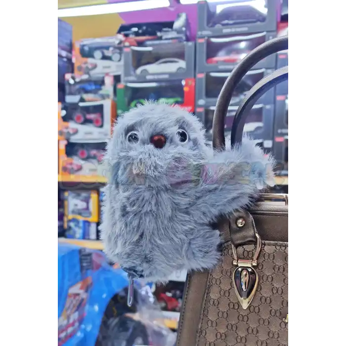 Mirumi Oyuncak Peluş Gri Mirumi Akıllı Peluş Robot Oyuncak Müzikli Hareketli Kafa Etkileşimli Sevimli