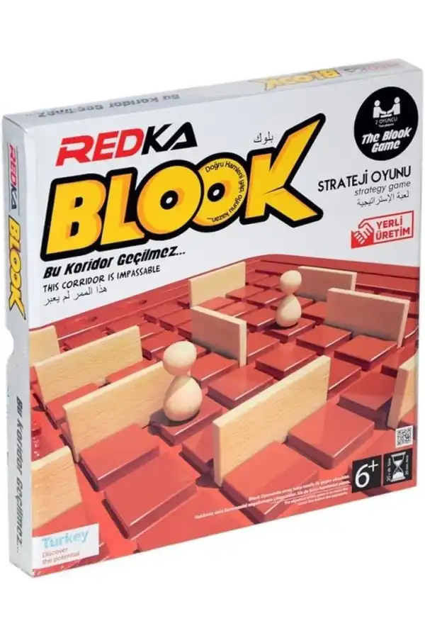 Ahşap Koridor Oyunu - Akıl ve Zeka Oyunu - Koridor Oyunu - Redka Koridor Oyunu - Strateji Oyunu