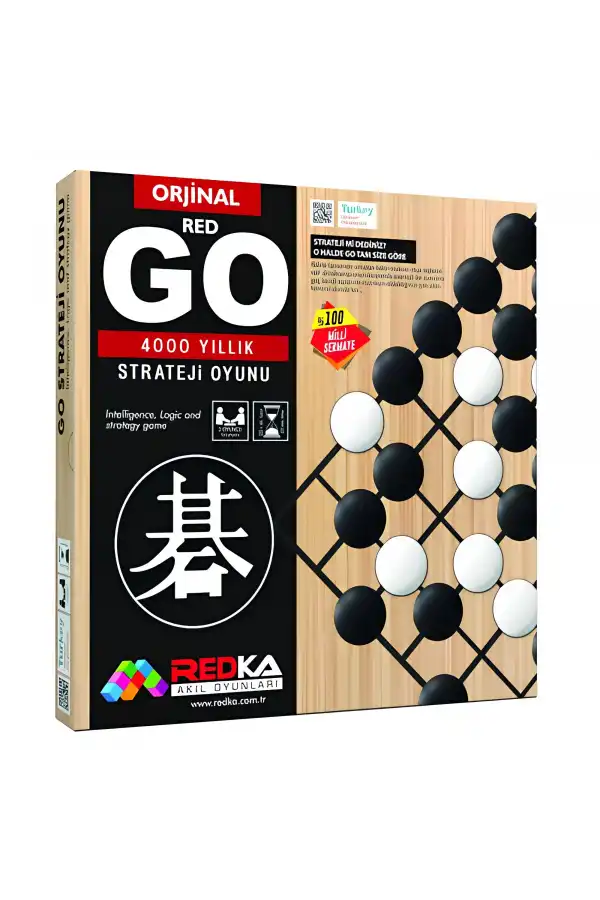 Ahşap Orijinal Go Oyunu - Akıl ve Zeka Oyunu - Ahşap Go Oyunu - Redka Go Oyunu - Strateji Oyunu