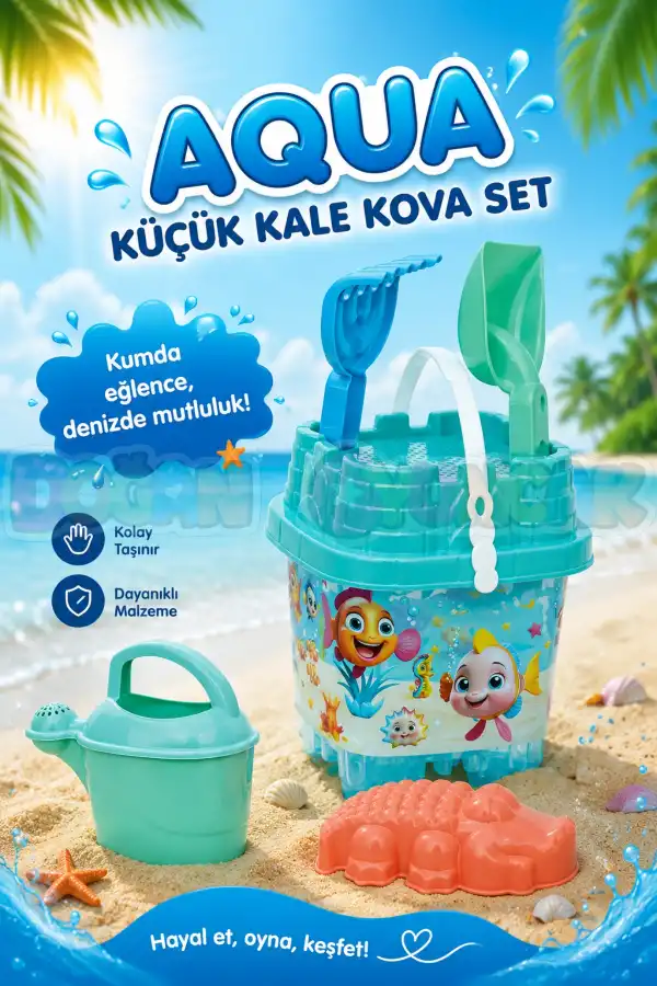 Aqua Küçük Kale Kova Kürek Seti 03972