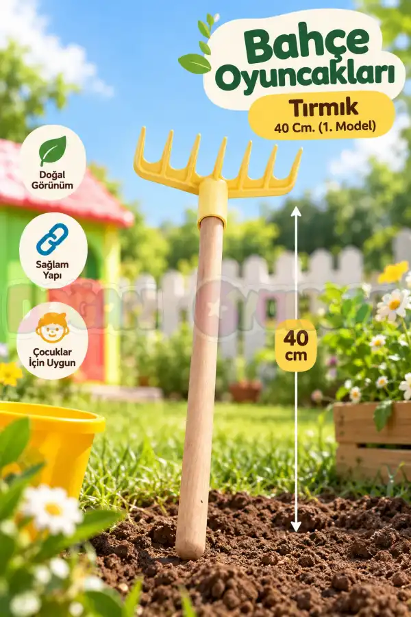 Bahçe Oyuncakları - Tırmık 40 Cm. (1. Model)