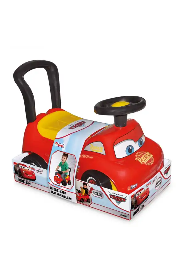 Cars İlk Arabam - Binmeli Araba - Çocuk Arabası - İlk Adım Arabası