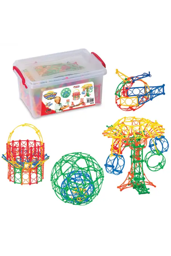 Minyatür Lego (240 Parça) - Minyatür Puzzle - Minyatür Bloklar - 3D Legolar Oyuncak