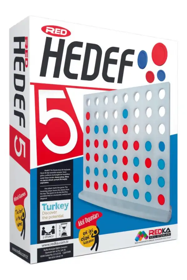 Orijinal Hedef 5 Oyunu - Akıl ve Zeka Oyunu - Hedef 5 Oyunu - Redka Hedef 5 Oyunu - Strateji Oyunu