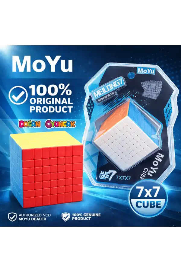 Orijinal MoYu Meilong 7x7 Küp - Moyu Speed Cube - Moyu 7x7 Zeka Küpü - Zeka Küpü - Rubik Küp
