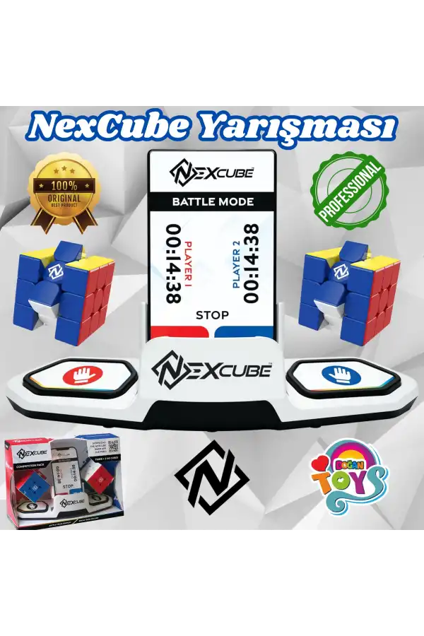 Orijinal NexCube Yarışması - Nexcube Speed Cube - NexCube Classic 3x3 Zeka Küpü - Zeka Küpü - Rubik Küp