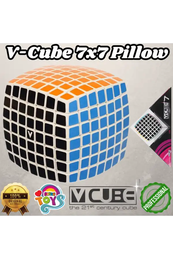 Orijinal V-Cube 7x7 Pillow Küp - V-Cube Küp - Zeka Küpü - 7x7 Pillow Küp - Akıl Küpü - Akıllı Küp -VCube
