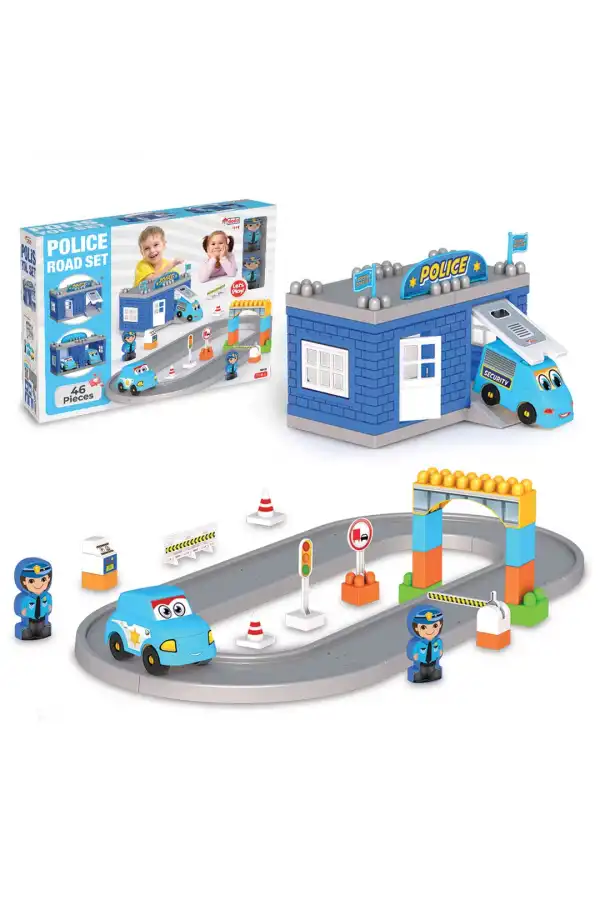 Polis Yol Seti - Lego Oyuncağı - Lego Setleri - Bloklar - Lego Seti - Yarış Seti