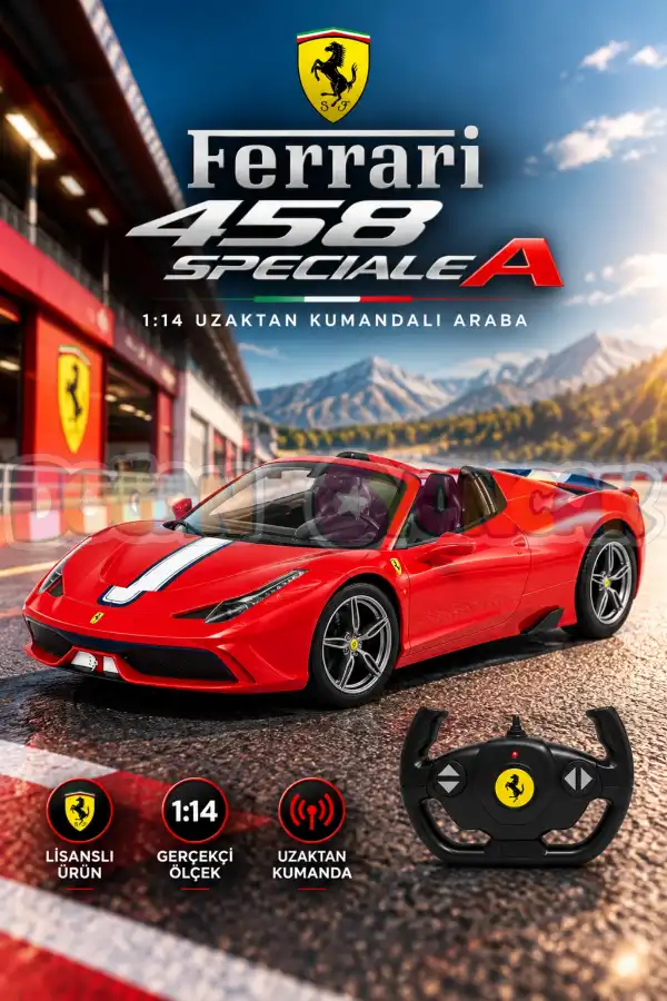Rastar Ferrari 458 Speciale A 1:14 Uzaktan Kumandalı Araba - RC Araba