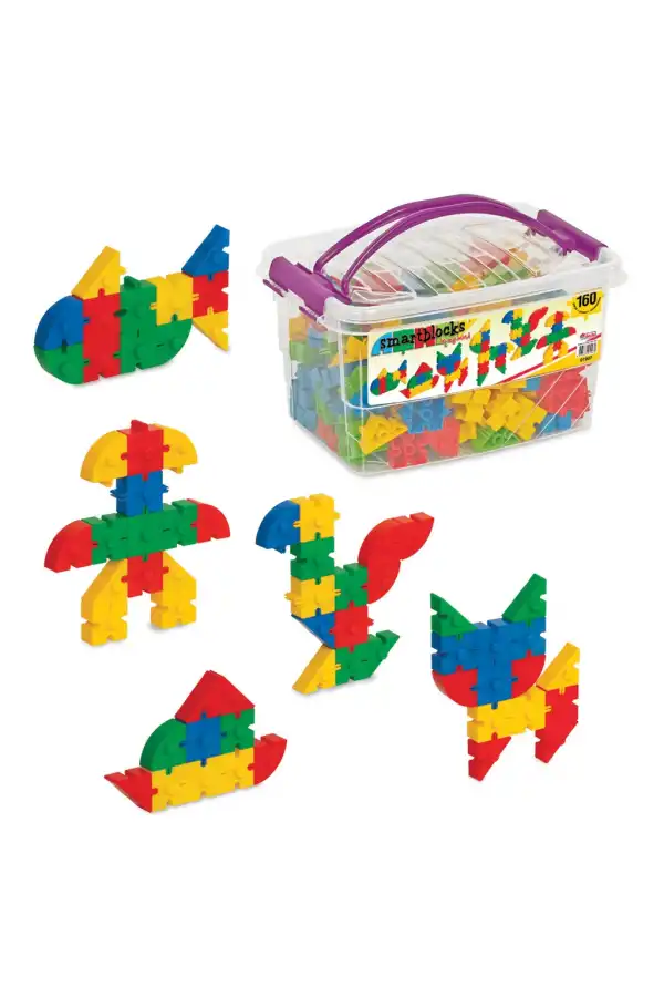 Smart Blocks Lego (160 Parça) - Smart Lego - Küçük Bloklar - Legolar Oyuncak