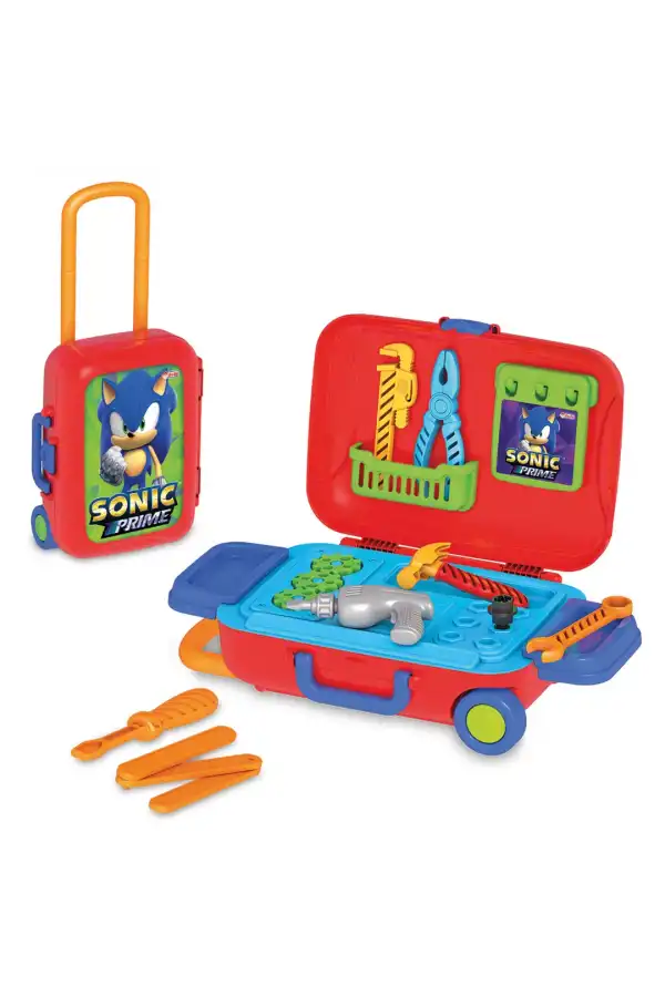 Sonic Tamir Seti Bavulum - Oyuncak Tamir Setleri - Tamir Aletleri - Alet Seti - Vidalama Seti