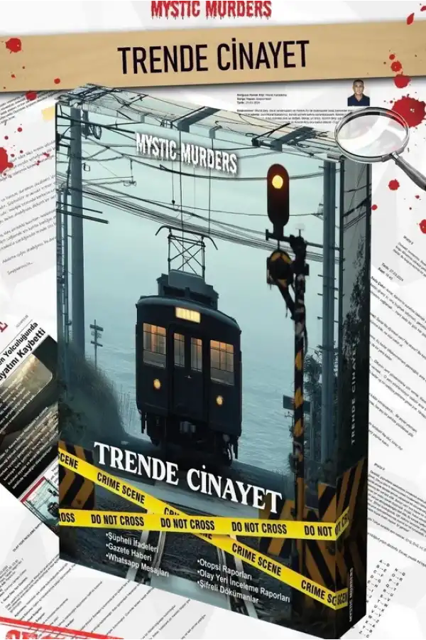 Trende Cinayet Dedektif Oyunu - Dava Çözme Oyunu - Suç Çözme Oyunu - Cinayet Oyunu Cinayet Çözme