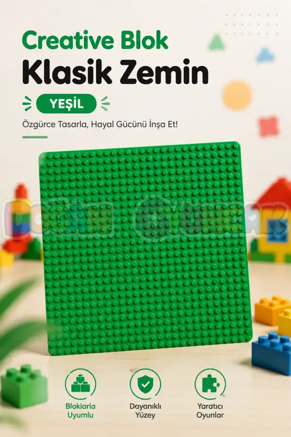 Yeşil Creative Blok Klasik Zemin - Başlangıç Tablesi