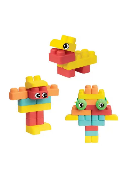 Yumuşak Soft Maxi Bloklar (41 Parça) - Soft Yumuşak Bloklar - Büyük Soft Lego Oyuncakları - Yumuşak Lego - Soft Lego