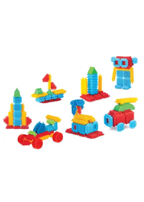 Kaktüs Bloklar (50 Parça) - Kaktüs Oyuncak - Lego Seti - Kaktüs Lego - Taraklı Lego Eğitici Lego Seti