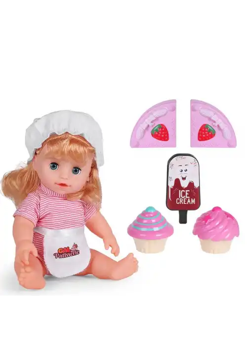 Maide Pasta Yiyor - Türkçe Konuşan Maide Et Bebek - Konuşan Bebek - Maide Bebek - Maide Pasta Bebek - Sarışın
