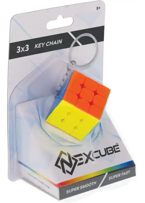 Orijinal NexCube Anahtarlık Küp- Nexcube Speed Cube - NexCube Classic 3x3 Zeka Küpü - Zeka Küpü - Rubik Küp