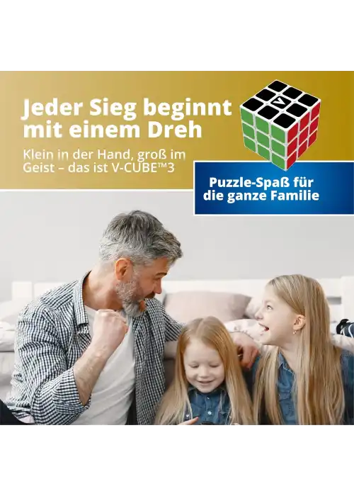 Orijinal V-Cube 3x3 Flat Küp - V-Cube Küp - Zeka Küpü - 3x3 Flat Küp - Akıl Küpü - Akıllı Küp -VCube