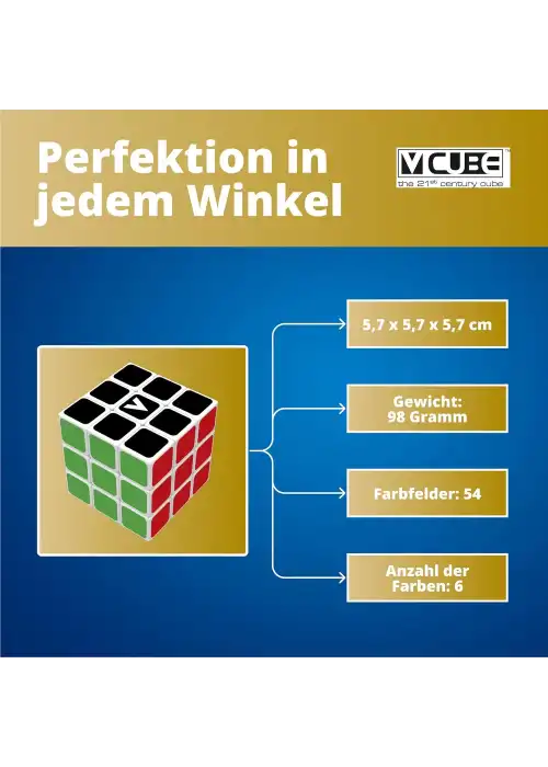 Orijinal V-Cube 3x3 Flat Küp - V-Cube Küp - Zeka Küpü - 3x3 Flat Küp - Akıl Küpü - Akıllı Küp -VCube