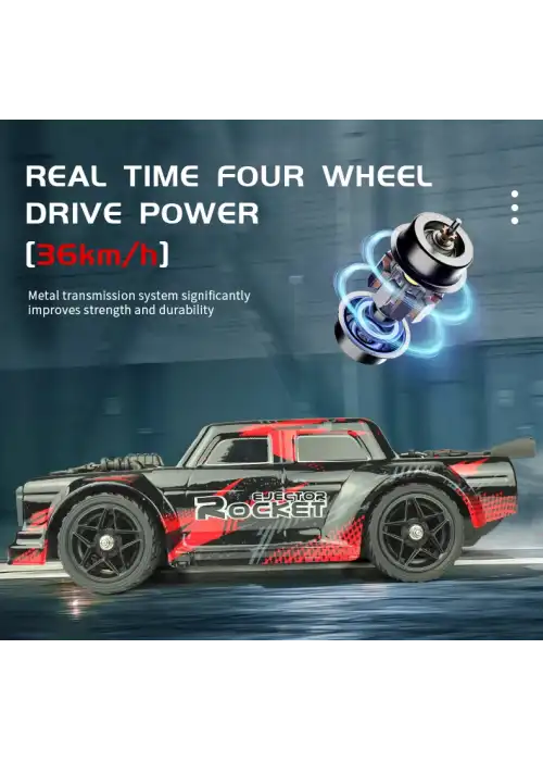 Professional 4WD Ejekctor Rocket Drift Car - Profesyonel Drift Arabası Buharlı Drift Araba Uzaktan Kumandalı