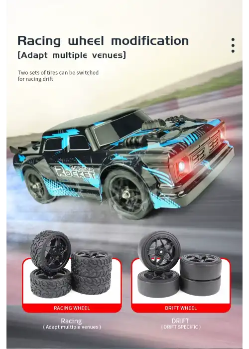 Professional 4WD Ejekctor Rocket Drift Car - Profesyonel Drift Arabası Buharlı Drift Araba Uzaktan Kumandalı