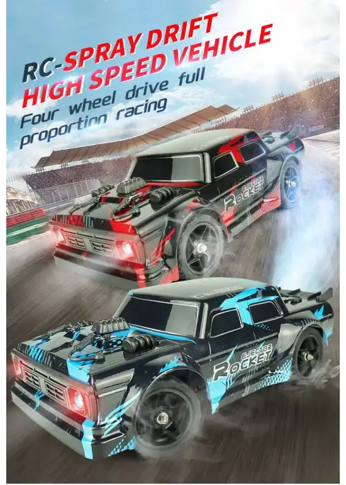 Professional 4WD Ejekctor Rocket Drift Car - Profesyonel Drift Arabası Buharlı Drift Araba Uzaktan Kumandalı