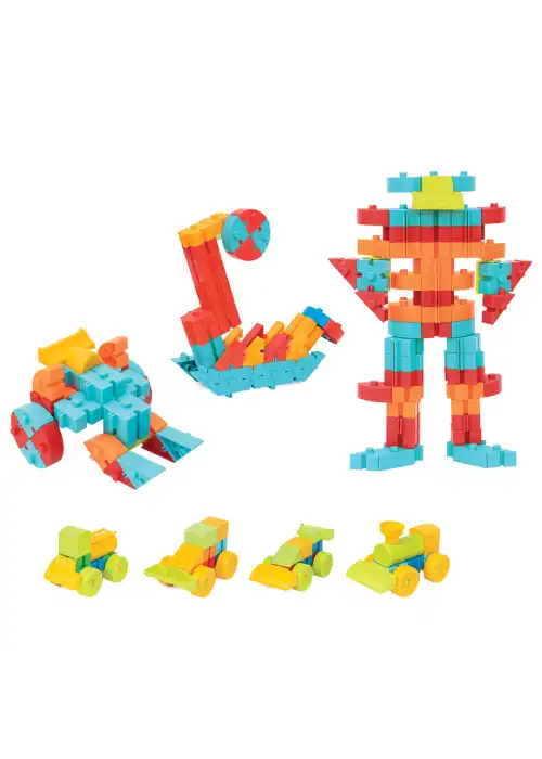 Smart Blocks Lego (136 Parça) - Smart Lego - Smart Bloklar Küçük Bloklar - Legolar Oyuncak Eğitici Lego
