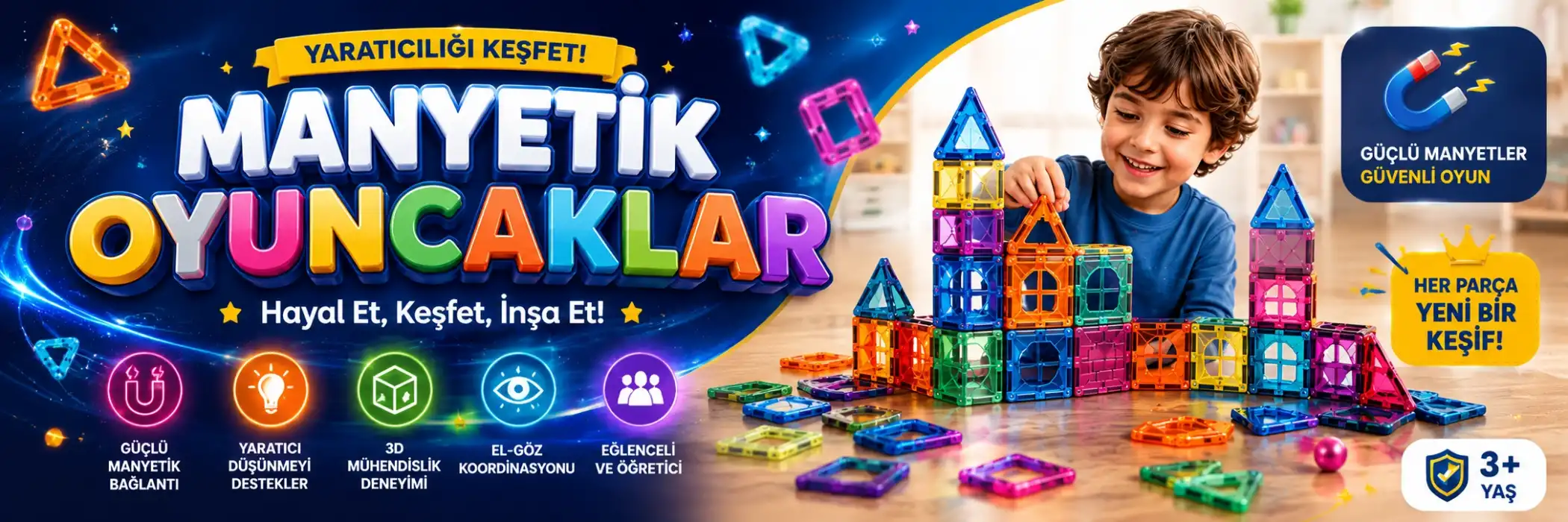 Manyetik Lego Setleri