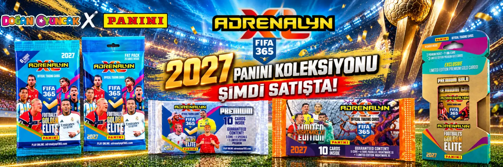 Panini Adrenaly XL 2027 Kart Koleksiyonu