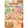 1. Kalite Ahşap Ritim Çubuğu 5 Çift / 10 Adet - Müzik Aletleri Seti