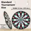 12 inc. İğneli Dart Tahtası Seti (29 cm.) - Oyuncak Dart Seti - İğneli Dart Oyuncak - Dart Oyunu Seti