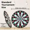 17 inc. İğneli Dart Tahtası Seti (40 cm.) - Oyuncak Dart Seti - İğneli Dart Oyuncak - Dart Oyunu Seti