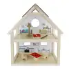 2 Katlı Ahşap Oyun Evi - Ahşap Tatil Evi - Katlı Oyun Evi - Ahşap Ev - Ahşap Oyun Evi