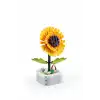 Mikro Blok Ayçiçeği Çiçek Lego - Lego Setleri Mini Lego - Çiçek Lego - Blossom Çiçek Lego