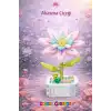 Mikro Blok Akasma Çiçeği Çiçek Lego - Lego Setleri Mini Lego - Çiçek Lego - Blossom Çiçek Lego