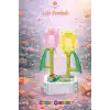 Mikro Blok Lale Zambak Çiçek Lego - Lego Setleri Mini Lego - Çiçek Lego - Blossom Çiçek Lego