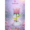 Mikro Blok Kristal Pembe Gül Çiçek Lego - Lego Setleri Mini Lego - Çiçek Lego - Blossom Çiçek Lego