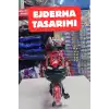 Slikon Tekerli Kırmızı Paten 39-42 Numara - Silikon Tekerli Paten Alıştırma Pateni - Silikon Tekerlekli
