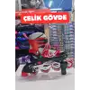 Slikon Tekerli Kırmızı Paten 39-42 Numara - Silikon Tekerli Paten Alıştırma Pateni - Silikon Tekerlekli