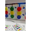 Renk Hafıza Oyunu - Rubik Abaküs Montessori Zeka Oyunu Eğitici Oyuncak