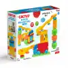 Kaktüs Bloklar Top Parkuru (100 Parça) - Kaktüs Oyuncak - Kaktüs Lego - Taraklı Lego Seti