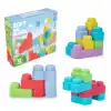 Yumuşak Soft Lego Seti 12 Parça - Büyük Yumuşak Bloklar - Büyük Soft Lego Oyuncakları - Yumuşak Lego - Soft Lego