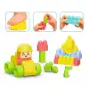 Yumuşak Bloki Blokları Araba Seti 24 Parça - Büyük Yumuşak Bloklar - Büyük Soft Lego Oyuncakları