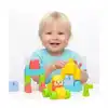 Yumuşak Bloki Blokları Araba Seti 24 Parça - Büyük Yumuşak Bloklar - Büyük Soft Lego Oyuncakları