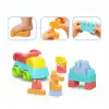 Yumuşak Bloki Blokları Kamyon Set 24 Parça - Büyük Yumuşak Bloklar - Büyük Soft Lego Oyuncakları