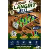 Ahşap Langırt Seti - Ahşap Oyuncak - Futbol Oyuncakları - Top Oyuncak Langırt Setleri - Langırt Oyuncakları - Ahşap Masa Oyunu