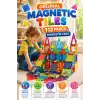 Orijinal Magnetic Tiles 112 Parça Manyetik Lego - Magnetic Magical Magnet - Mıknatıslı Lego