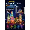 Orijinal Magnetic Tiles Star Diamond Light Version 89 Parça Işıklı Manyetik Lego - Mıknatıslı Lego Ledli Magnetic Işıklı Magnet