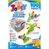 Mega Joesy Eğitici Blok Oyunu 100 Parça - Oyuncak Lego Seti - Birbirine Geçmeli STEM Lego Seti - Eğitici Oyuncak